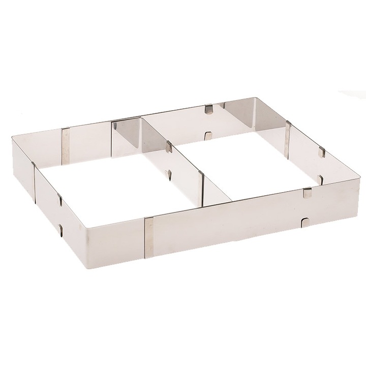 Forma prajituri dreptunghiulara ajustabila, 5cm inalt, Cake Masters