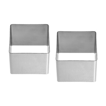 Set 2 forme decorare, patrate, inox - Westmark Set 2 forme decorare, patrate, inox - Westmark