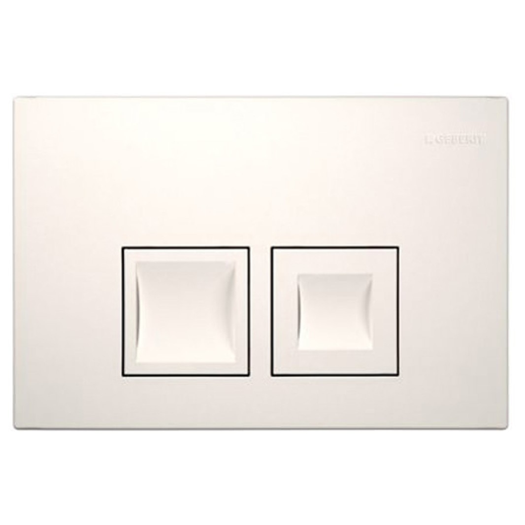 Clapeta cu dubla actionare, alb, Delta 50, Geberit