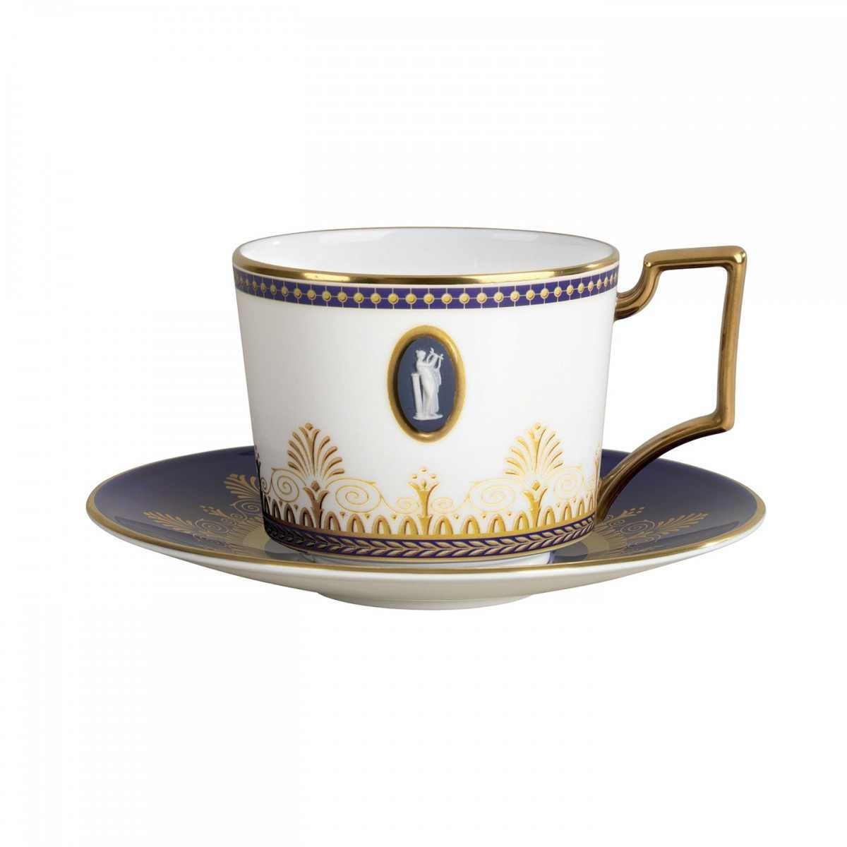 Betsy Trotwood fragment prose Ceasca cu farfurie ceai/cafea ANTHEMION Blue CameoWedgwood - eMAG.ro