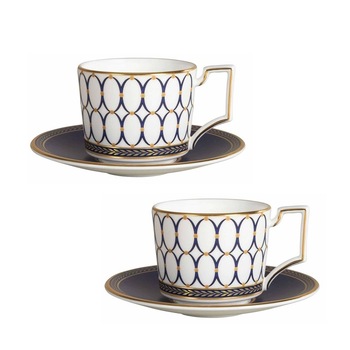 Set 2 cesti cu farfurii ceai/cafea RENAISSANCE GOLD Wedgwood Set 2 cesti cu farfurii ceai/cafea RENAISSANCE GOLD Wedgwood