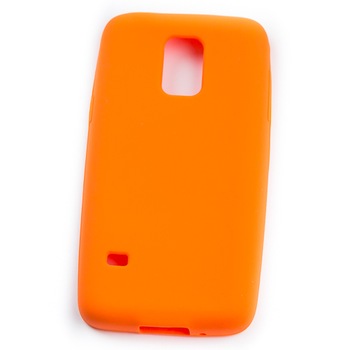 Husa Samsung Galaxy S5 Mini G800, Portocaliu , Silicon moale Husa Samsung Galaxy S5 Mini G800, Portocaliu , Silicon moale