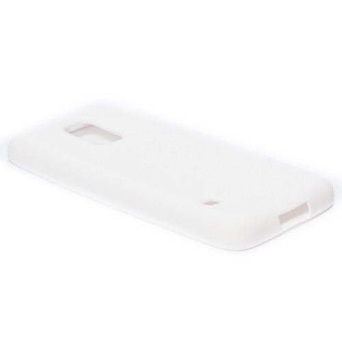 Husa Samsung Galaxy S5 Mini G800, Alb, Silicon moale