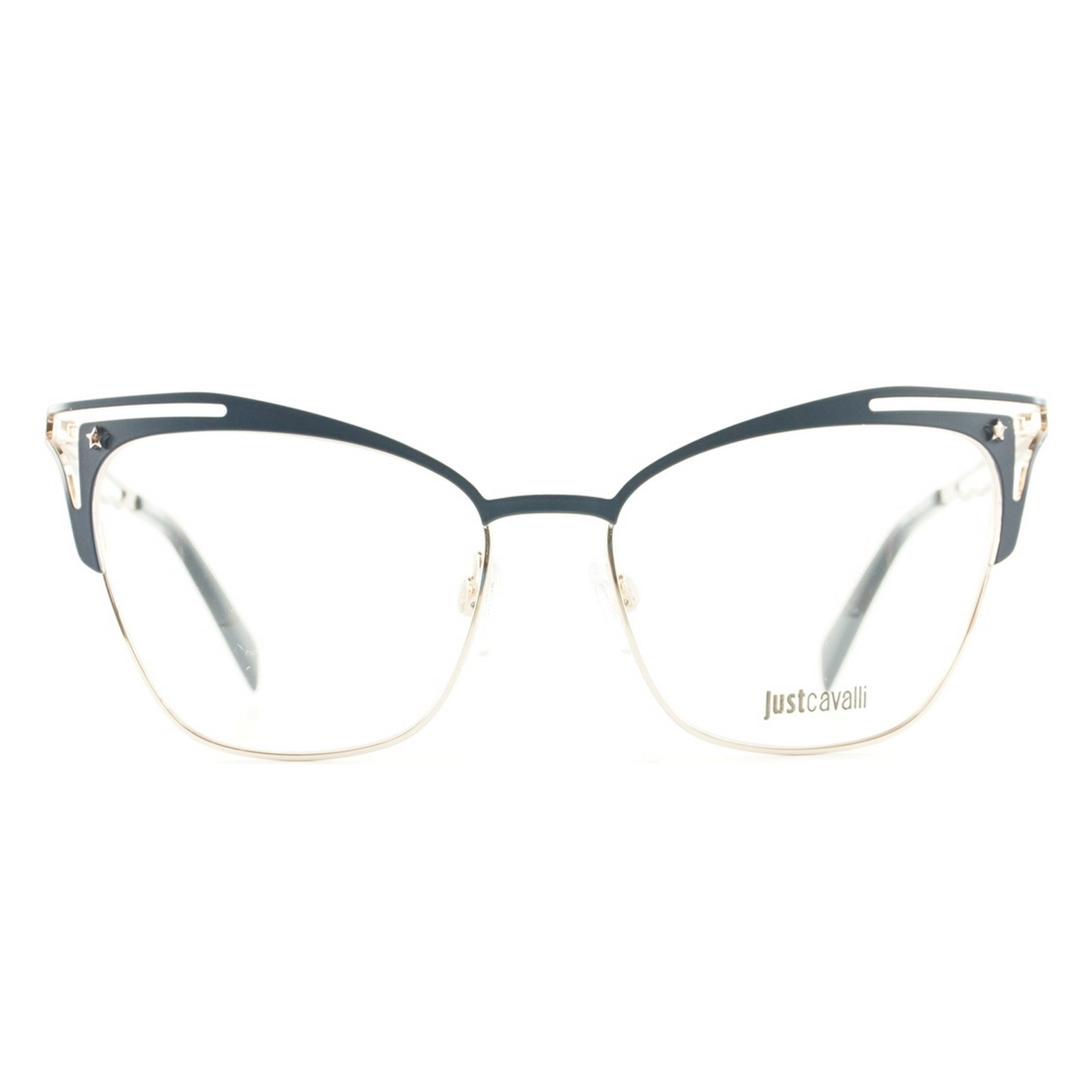 ochelari Just de vedere pentru femei, Ochi de pisica, Auriu -