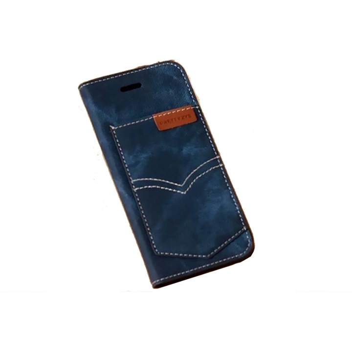 ESR 16248097 5-18-68 tok iPhone 5/5s farmer stílushoz, sötétkék