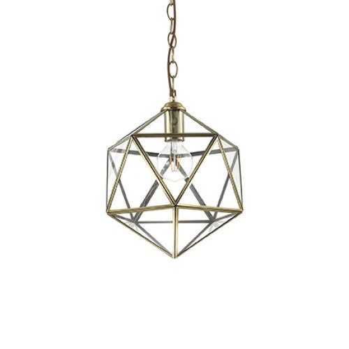 Lustra suspendata DECA 168852, Ideal Lux, alama, 1 x 60W E27