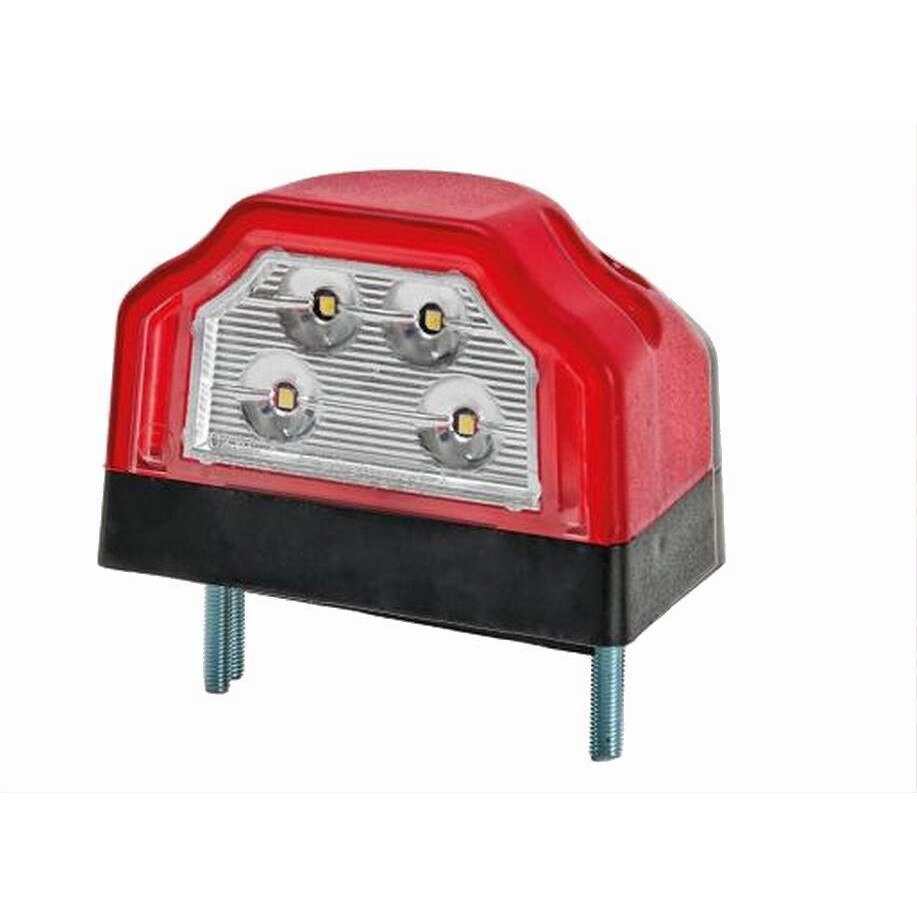 Lampa numar cu cocoasa, 96x64, 4 LED-uri, rosie FT-031-A Fristom