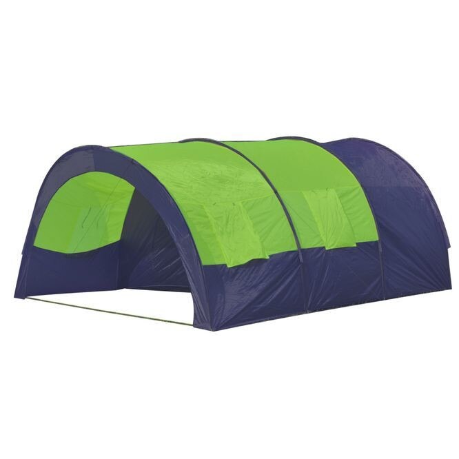 Cort camping din material textil, 6 persoane, si verde - eMAG.ro