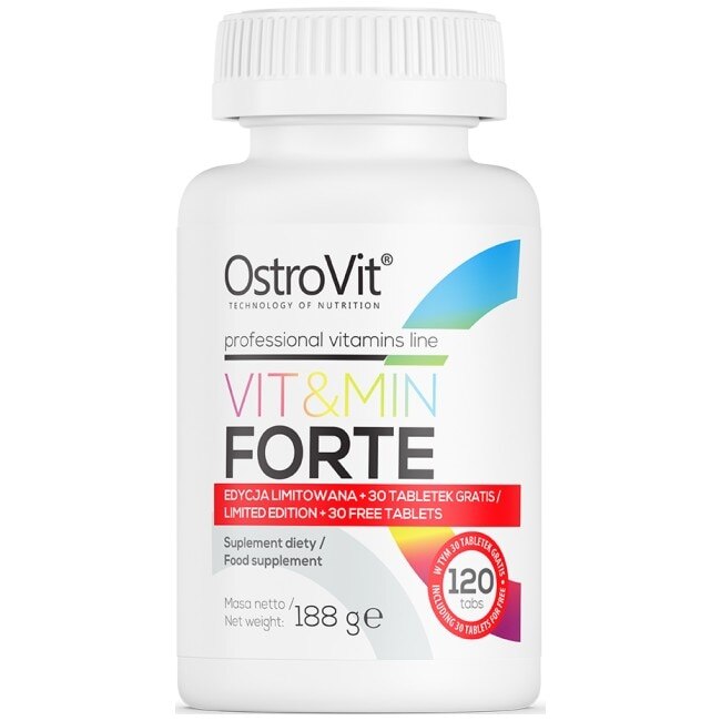 Supliment alimentar Vitamine si minerale forte, 120 comprimate, OstroVit