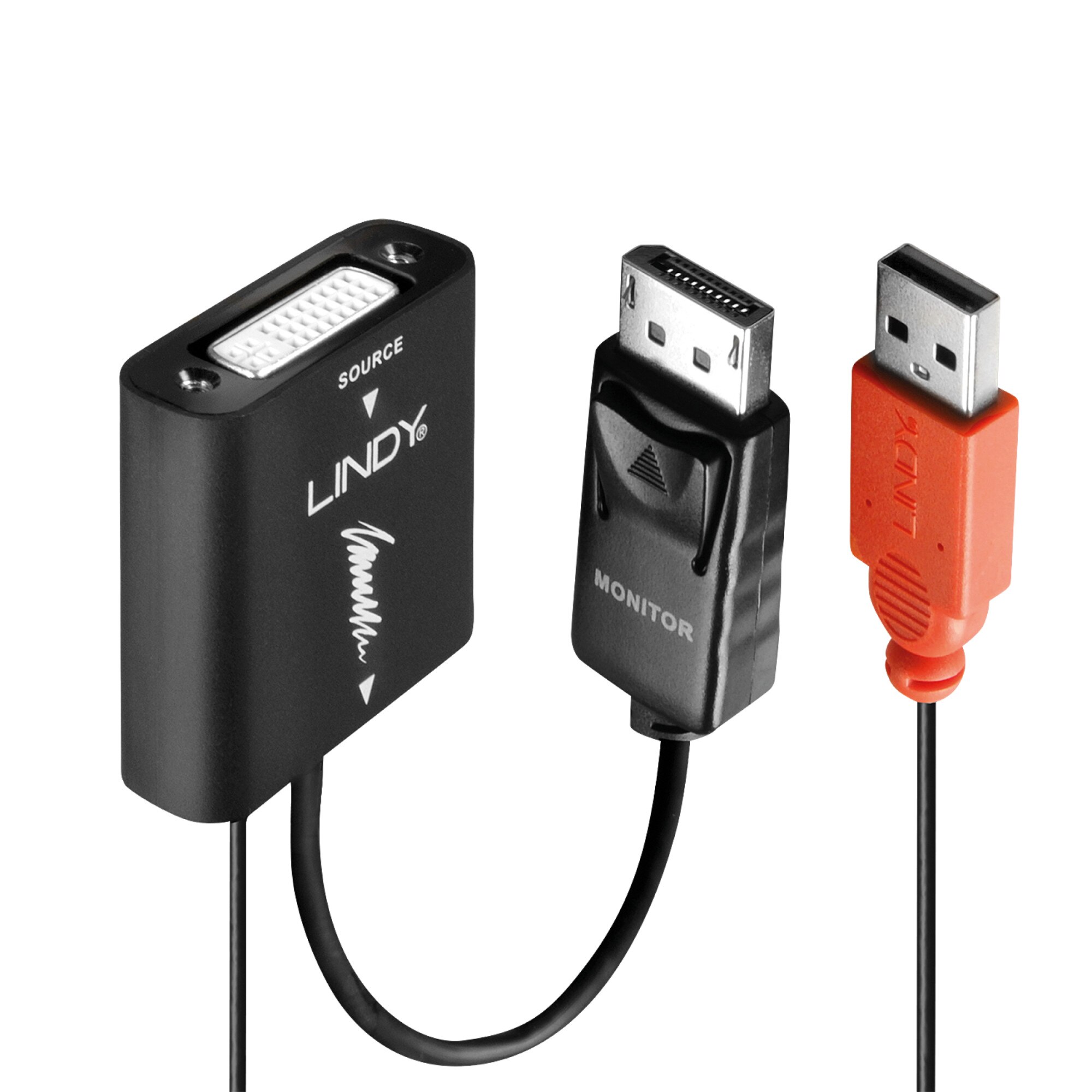 Adaptor DVI-D la Displayport M-T, Lindy L38145
