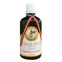 Ulei de ricin, Castor oil extra virgin pentru uz cosmetic Ecoricinus, 100 ml