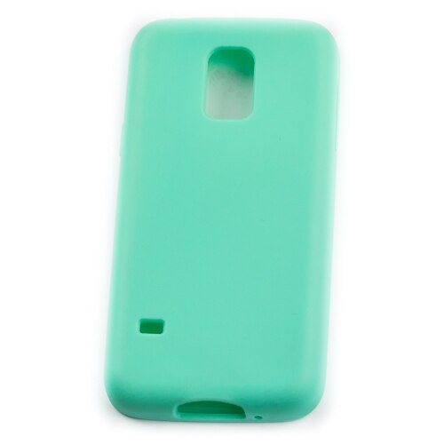 Husa Samsung Galaxy S5 Mini G800, Verde Full, Protection Silicon cu capac