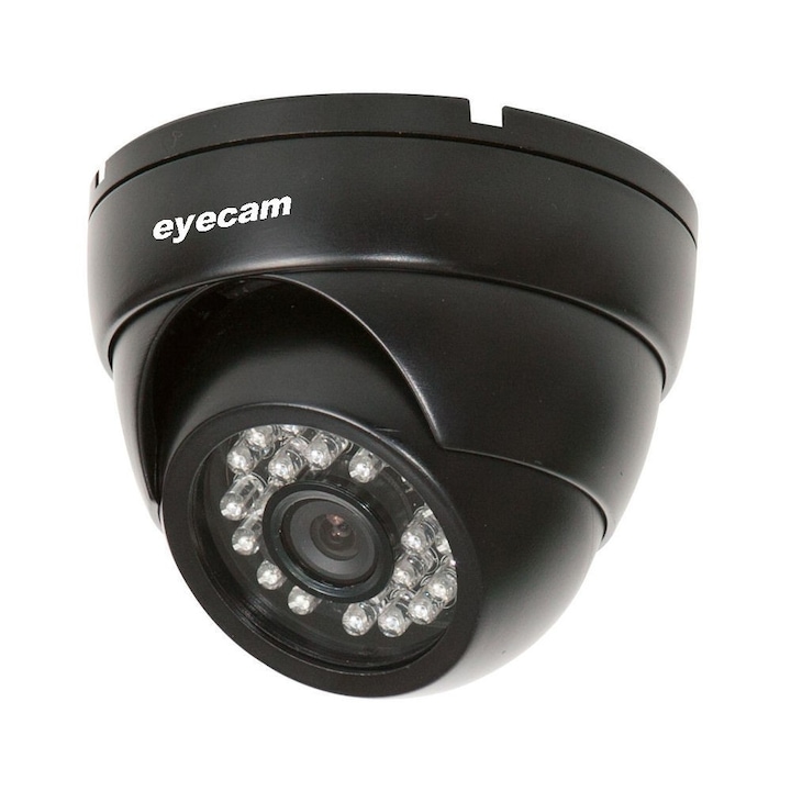 Camera supraveghere dome Eyecam EC-340 3.6mm 24 leduri IR 20M Sony Exmor 1200TVL