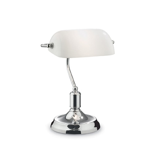 Veioza LAWYER 045047, Ideal Lux, cromat, 1 x 60W E27