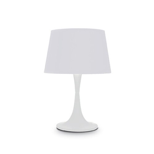 Veioza LONDON 110448, Ideal Lux, alb, 1 x 60W E27