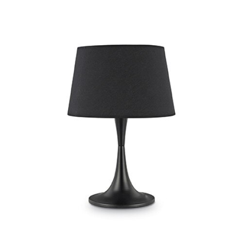 Veioza LONDON 110455, Ideal Lux, negru, 1 x 60W E27