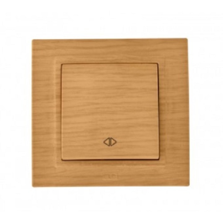 Intrerupator cruce EL-BI Zena lemn usor