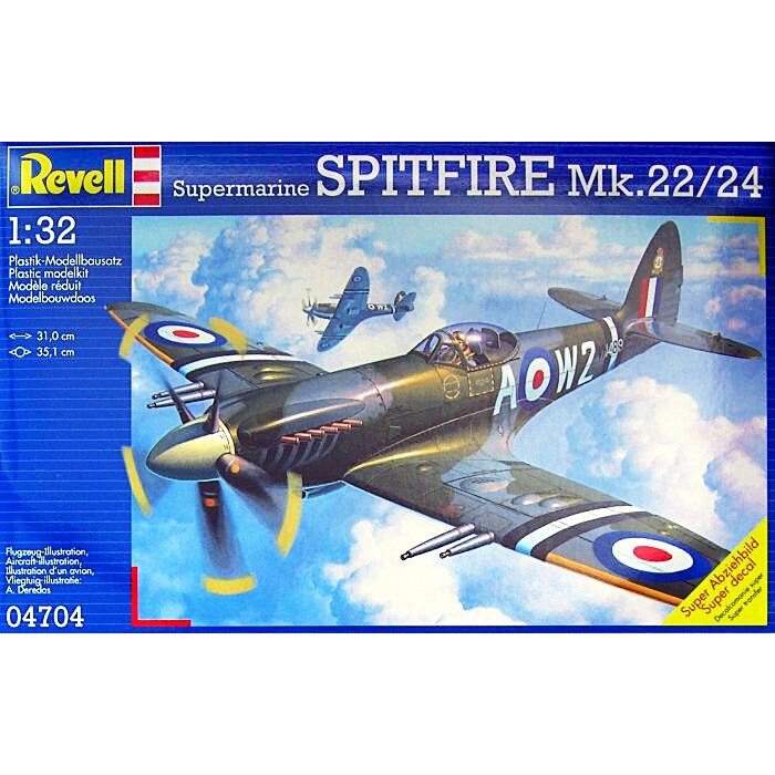 Spitfire Mk. 22 \ 2, model asamblat, Revell