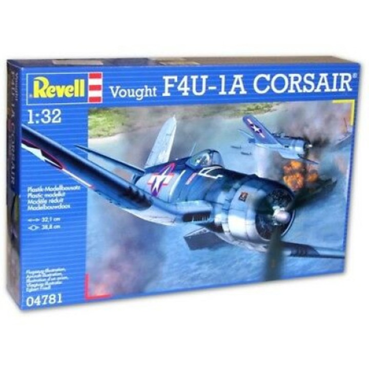 Kit Macheta Aeromodele de construit Revell Vought F4U-1A Corsair 1:32 REV 04781
