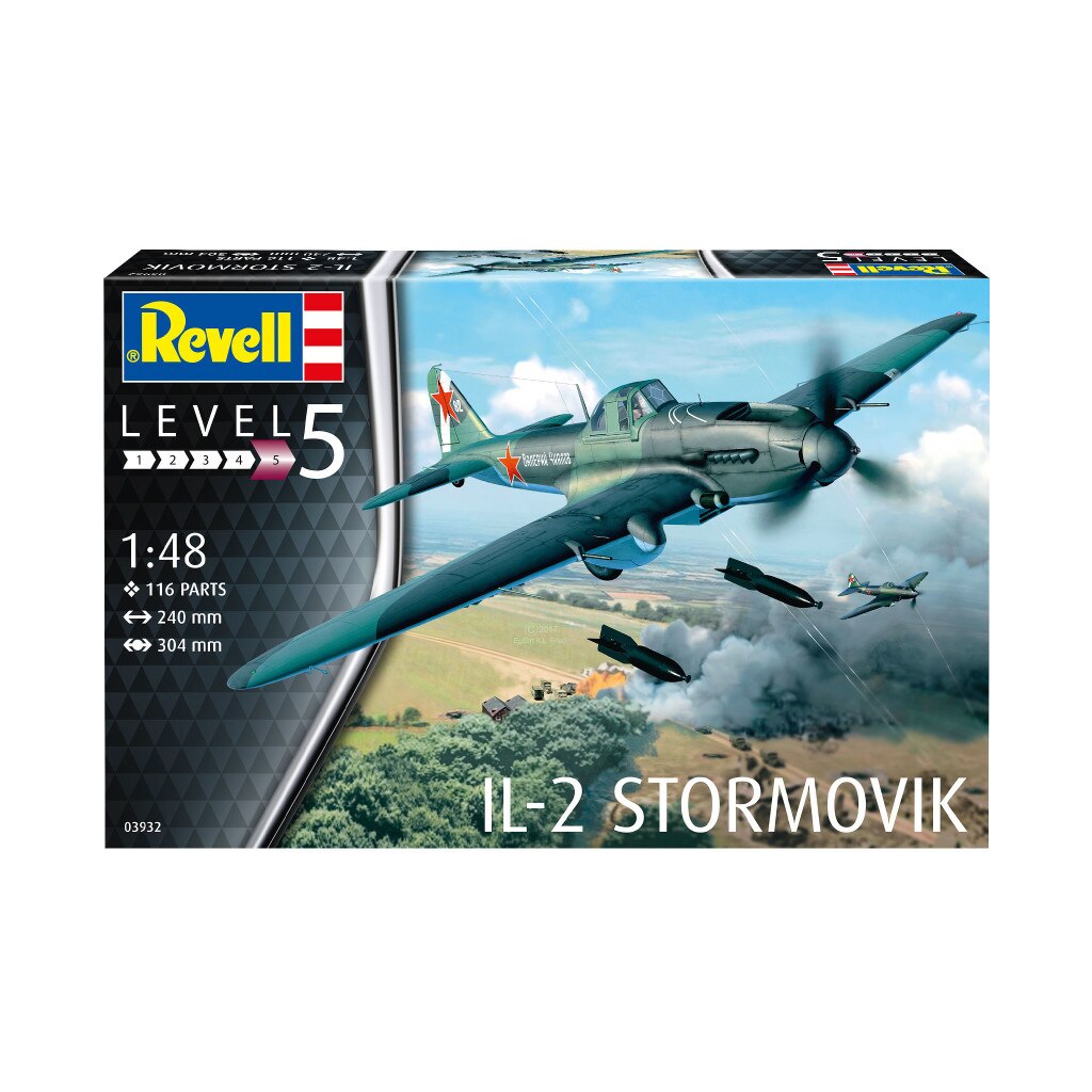 Il-2 Sturmovik, model asamblat, Revell