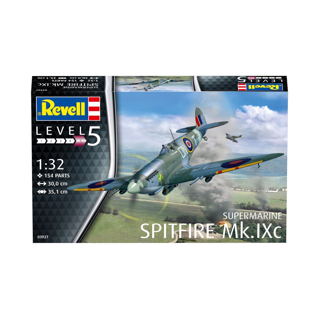 Spitfire Mk. IX, model asamblat, Revell