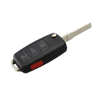 Carcasa cheie auto briceag cu 3 + 1 butoane VW-118, compatibila Volkswagen, Seat, Skoda AllCars Carcasa cheie auto briceag cu 3 + 1 butoane VW-118, compatibila Volkswagen, Seat, Skoda AllCars