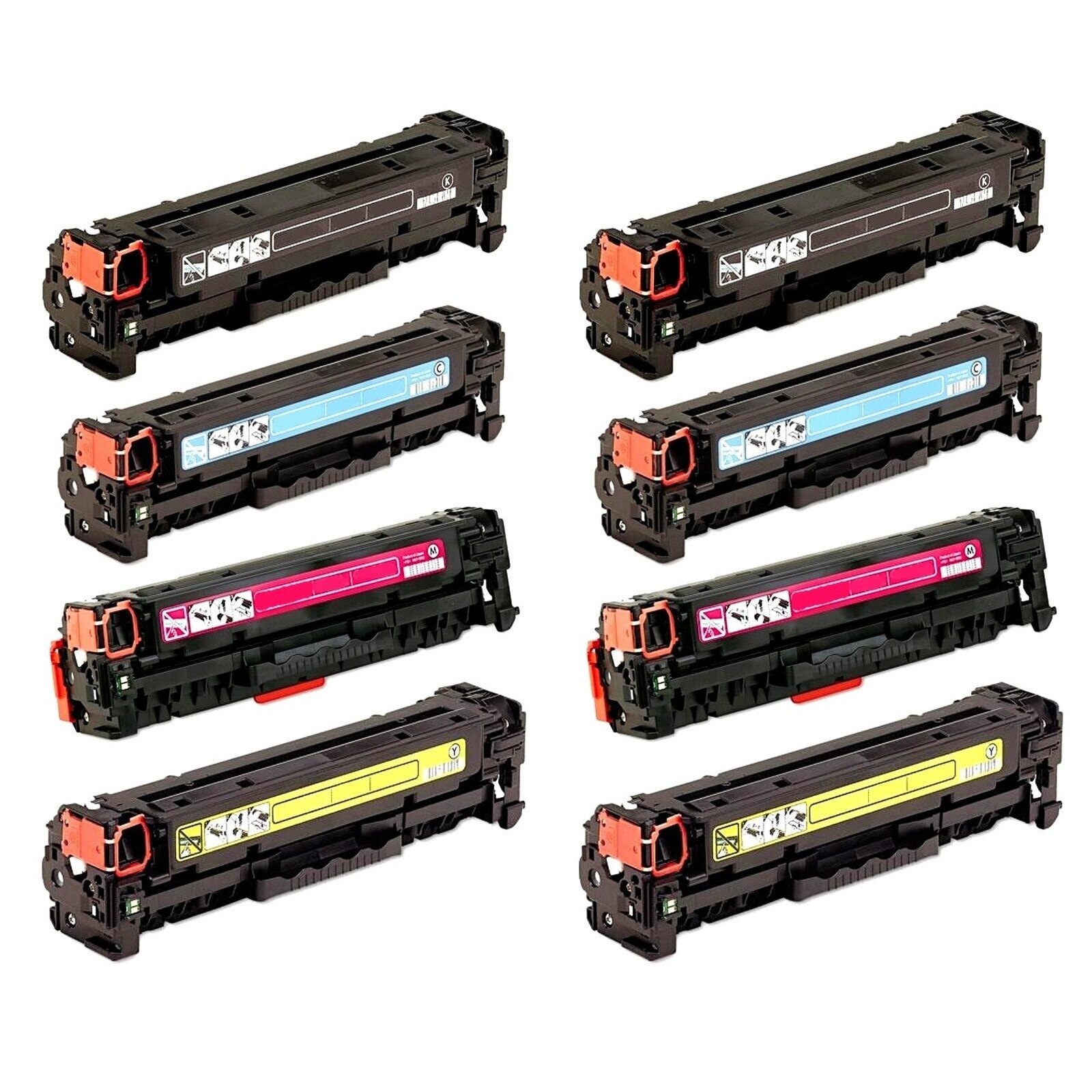 Set 8 Cartuse CE320/CE321/CE322/CE323 Toner Compatibile pentru HP LaserJet Pro CM 1417 fnw . CP 1525, CP 1525 n, CP 1525 nw, CP 1525 n, Pro CP 1525 nw, CP 1525,CM 1415 fn,CM 1415 fnw, CP1526 nw, CP1522 n, CP 1521 n, Set 4 16000 pag