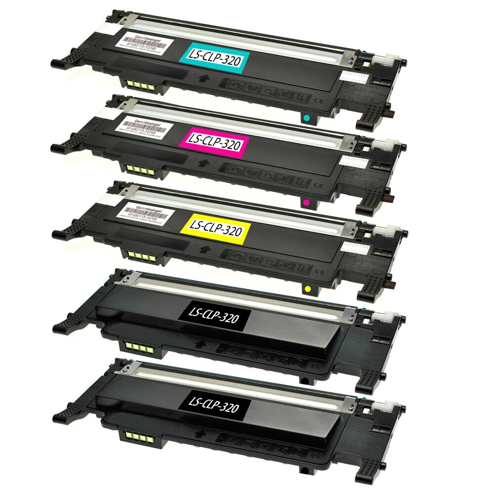 Set 5 Cartuse Compatibile 2BK/C/M/Y,Samsung Colore CLP-320, CLP-320N, CLP-325, CLP-325W, CLP-32X, CLX-3180, CLX-3180FN, CLX-3180FW, CLX-3185, CLX-3185FN, CLX-3185FW, CLX-3185N,CLT-K4072S,1K CLT-C4072S,1K CLT-M4072S,CLT-Y4072S.