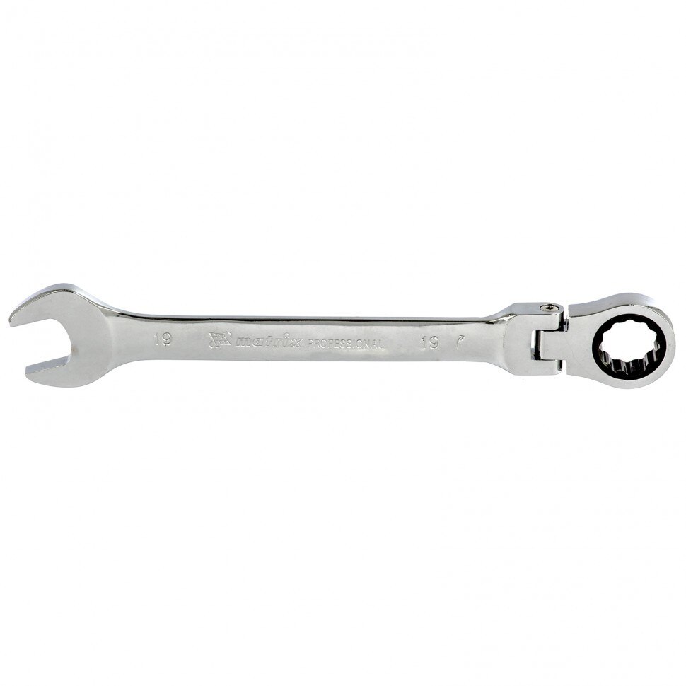Cheie combinata cu clichet, 19 mm, CrV lustruita// MTX PROFESSIONAL