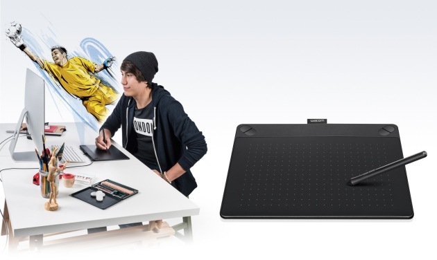 Tableta grafica Wacom Intuos Art Pen & Touch Small, Black - eMAG.ro