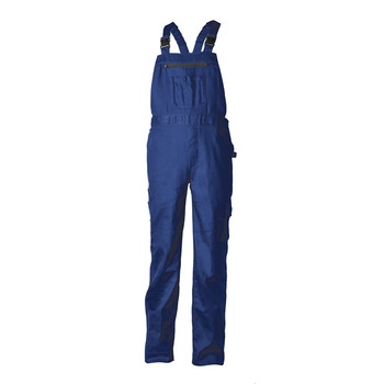 Pantalon cu pieptar TECHNICITY, albastru regal_L Pantalon cu pieptar TECHNICITY, albastru regal_L