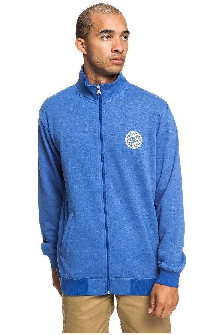 Jacheta barbati DC Shoes RebelZip-Up Mock Neck Sweatshirt, Albastru