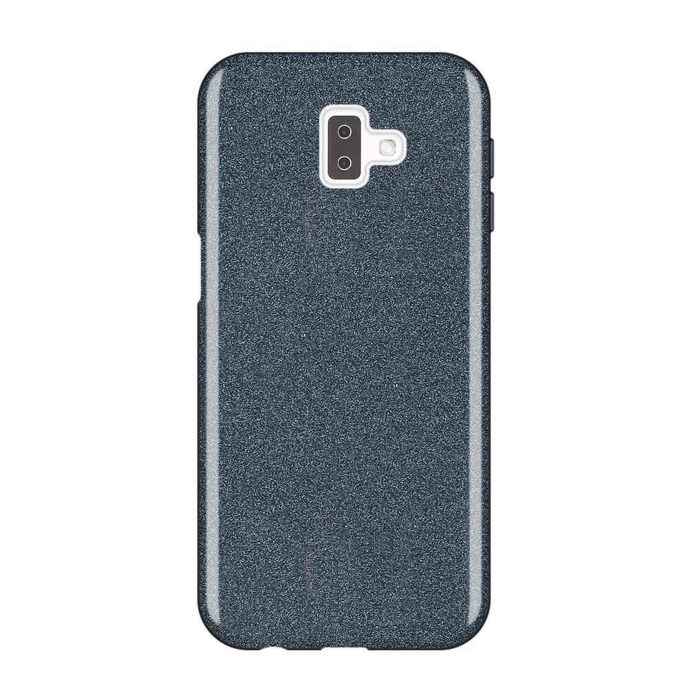 Husa Samsung Galaxy J6 Plus (2018) Shiny TPU Sclipici - gri