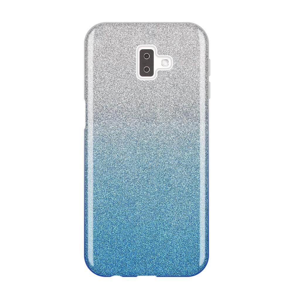 Husa Samsung Galaxy J6 Plus (2018) Shiny TPU Sclipici - albastru degrade