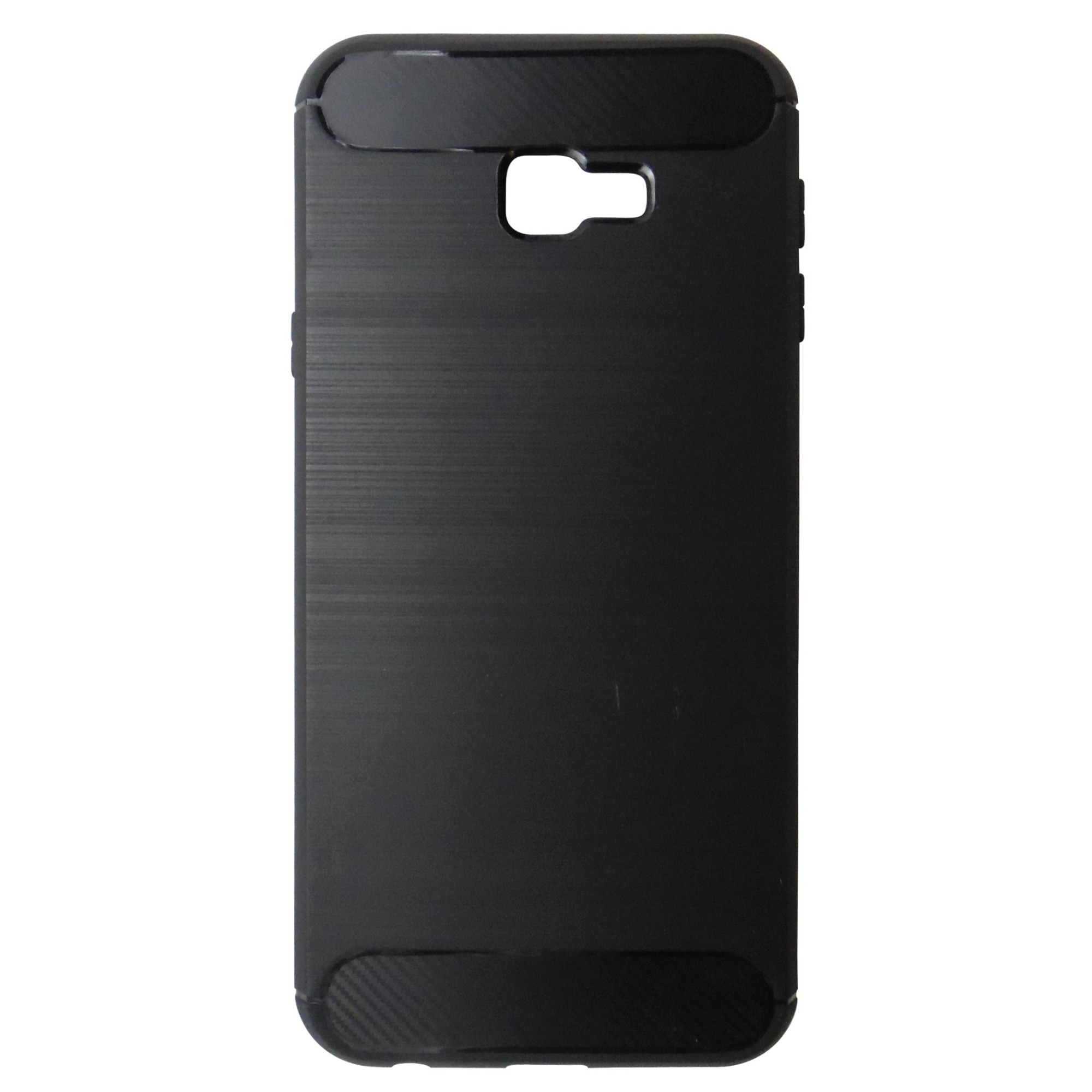 Husa Forcell Carbon silicon neagra pentru Samsung Galaxy J4 Plus 2018 (SM-J415F)