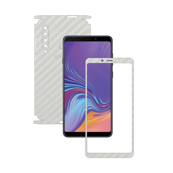 Samsung Galaxy A9 (2018) - Carbon Alb - 360 Cut - Folie de protectie Carbon Skinz, Skin Adeziv Full Body Cover pentru Rama Ecran,Carcasa Spate si Laterale Samsung Galaxy A9 (2018) - Carbon Alb - 360 Cut - Folie de protectie Carbon Skinz, Skin Adeziv Full Body Cover pentru Rama Ecran,Carcasa Spate si Laterale