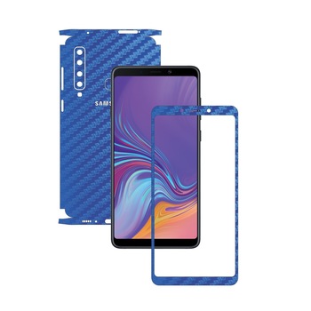 Samsung Galaxy A9 (2018) - Carbon Albastru - 360 Cut - Folie de protectie Carbon Skinz, Skin Adeziv Full Body Cover pentru Rama Ecran,Carcasa Spate si Laterale Samsung Galaxy A9 (2018) - Carbon Albastru - 360 Cut - Folie de protectie Carbon Skinz, Skin Adeziv Full Body Cover pentru Rama Ecran,Carcasa Spate si Laterale