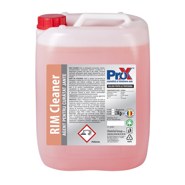 Solutie pentru curatarea jantelor Pro X Rim Cleaner, 5 kg