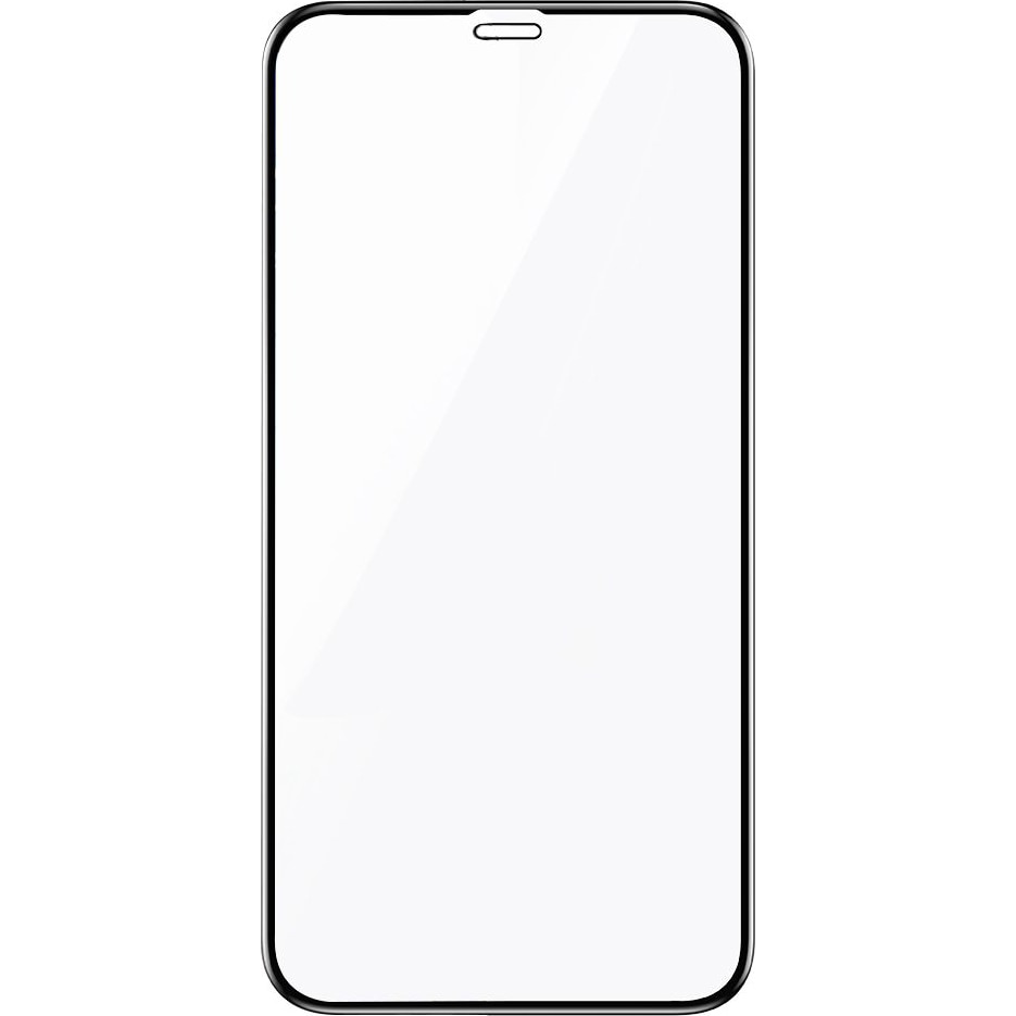 Folie de protectie Lemontti Sticla Curbata pentru iPhone XS Max, Negru