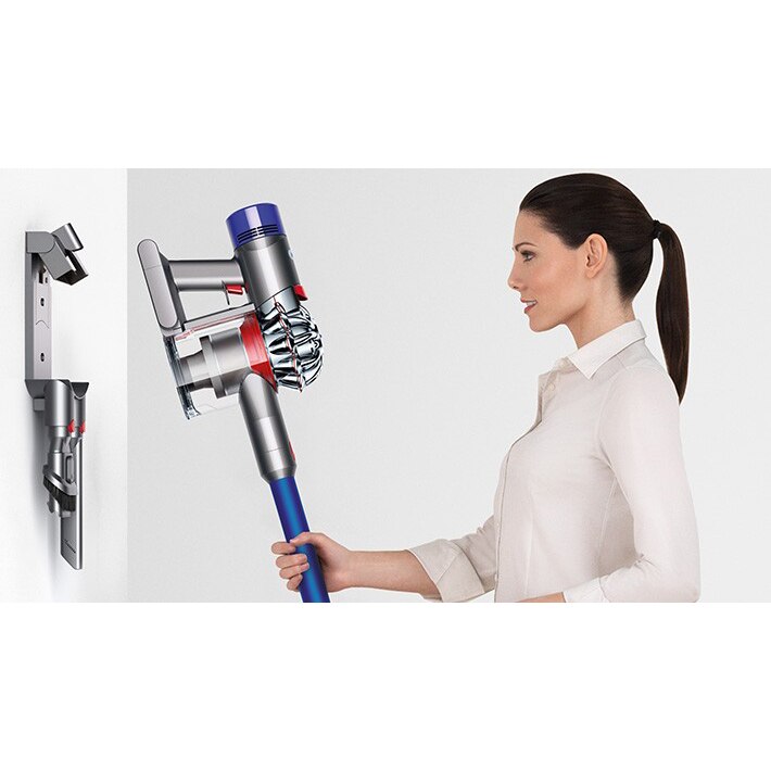 Aspirator vertical Dyson V7 Fluffy, 21.6 V, 0.5 L, Argintiu