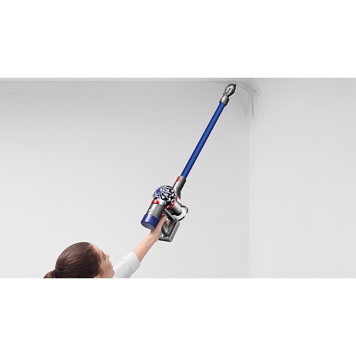 Aspirator vertical Dyson V7 Fluffy, 21.6 V, 0.5 L, Argintiu