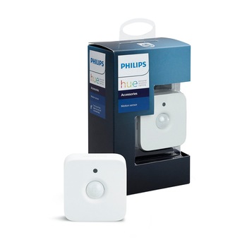 Senzor de miscare Philips HUE Motion, automatizeaza luminile, ZigBee Light Link, IP42 Senzor de miscare Philips HUE Motion, automatizeaza luminile, ZigBee Light Link, IP42