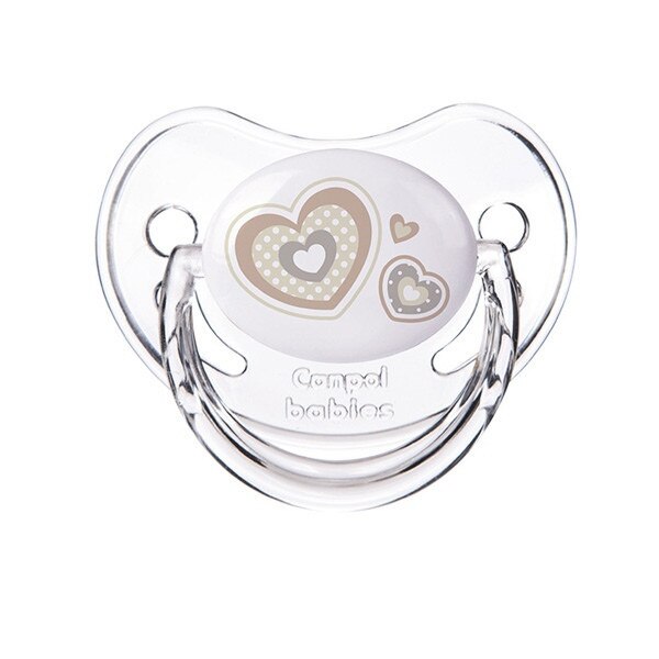 Suzeta silicon ortodontica 6-18 luni, alba, Canpol 22/566