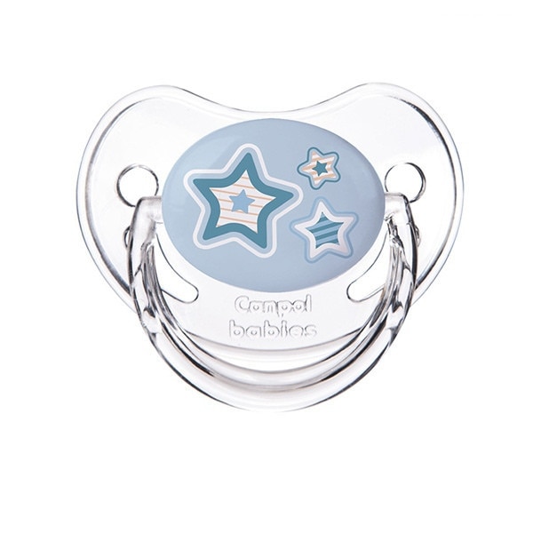 Suzeta silicon ortodontica 6-18 luni, albastra, Canpol 22/566