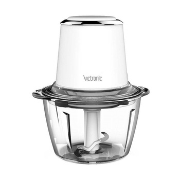 Mini tocator Profesional Victronic, Putere de 350 W, Capacitate 1 L , O treapta de Viteza, Vas de sticla , Cutit din Otel Inoxidabil , Alb Mini tocator Profesional Victronic, Putere de 350 W, Capacitate 1 L , O treapta de Viteza, Vas de sticla , Cutit din Otel Inoxidabil , Alb