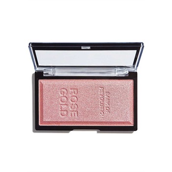 Iluminator compact Makeup Revolution, Ingot Highlighter - Rose Gold, 12g Iluminator compact Makeup Revolution, Ingot Highlighter - Rose Gold, 12g
