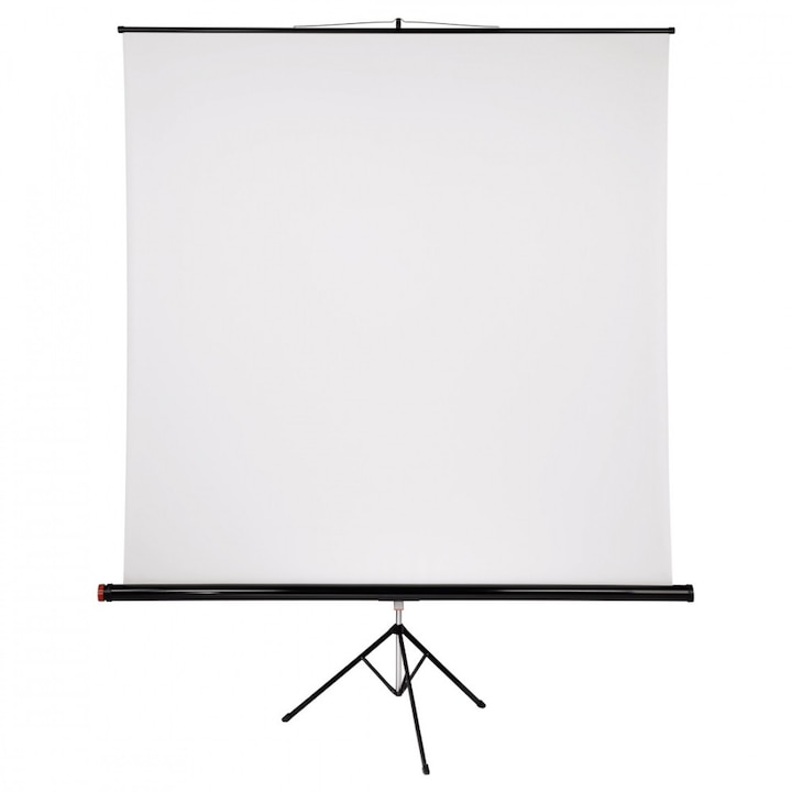 Проекторен екран със статив HAMA 17799, 200 x 200, 1:1, Бял