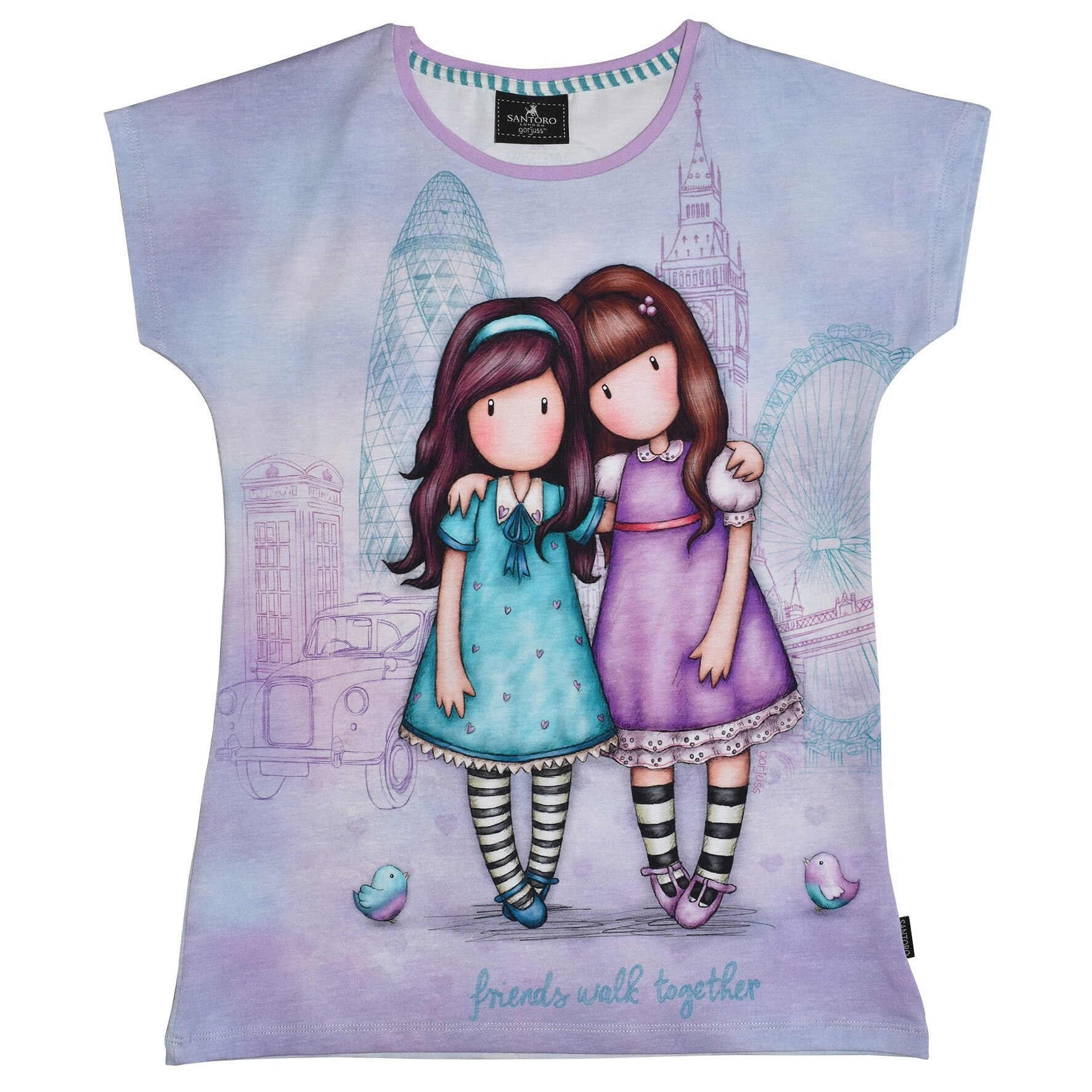 Tricou Gorjuss pentru copii - Friends Walk Together, 14 ani