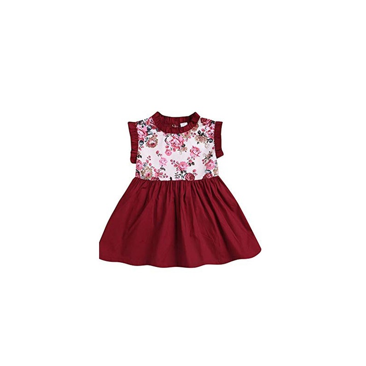 Рокля Valentina, бордо