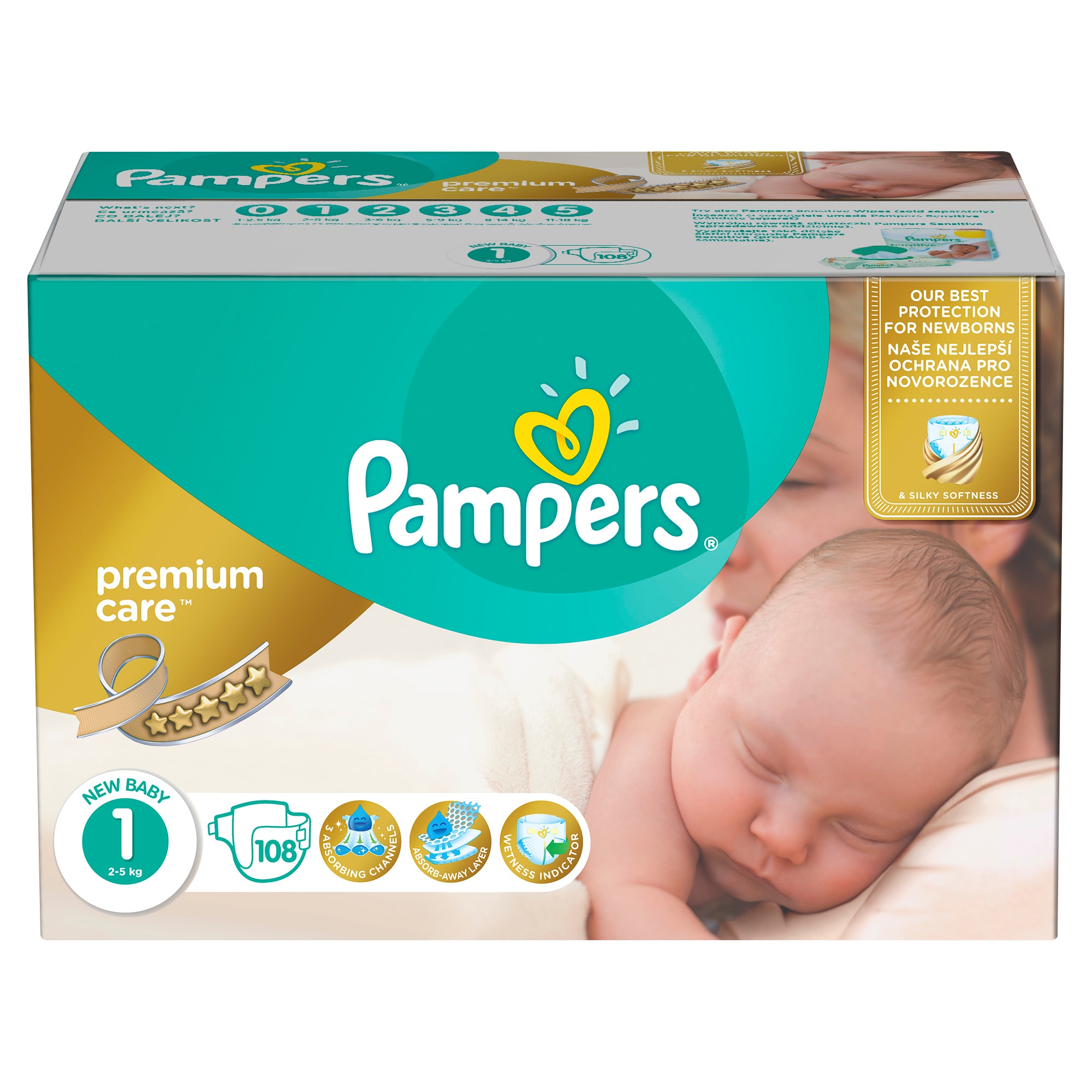 pampers premium care 1 108